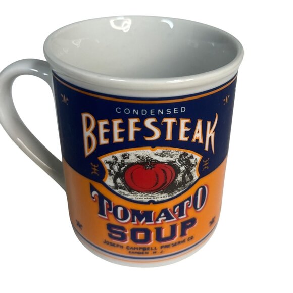 Campbells Soup 125th Anniversary Collectible Ceramic Mug Set of 2 - Picture 3 of 6